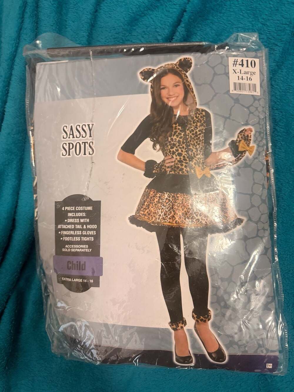 Sassy Spots #410 Halloween Costume Child Large 12-14